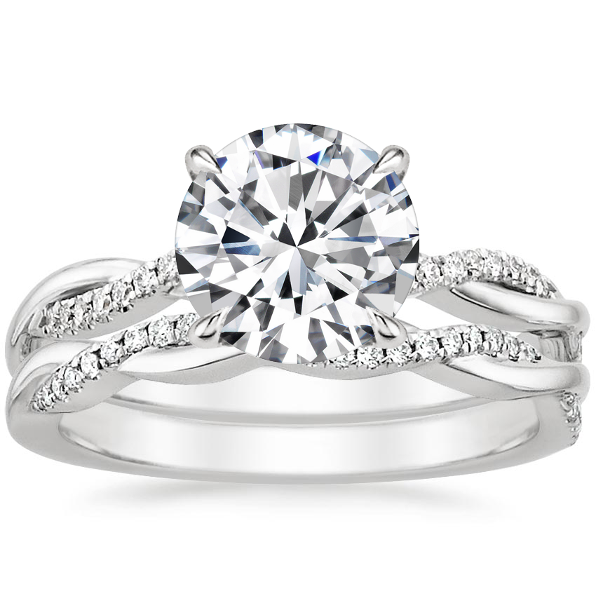 Petite wedding top ring sets
